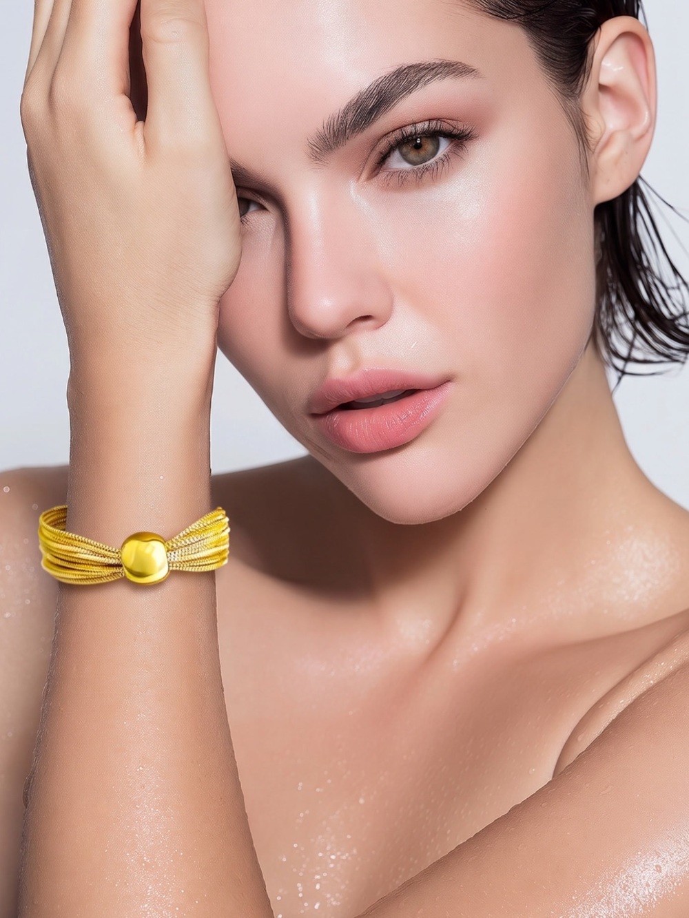 -❌Price Drop ❌Brand New Gold Polished Brass Chain Bracelet.